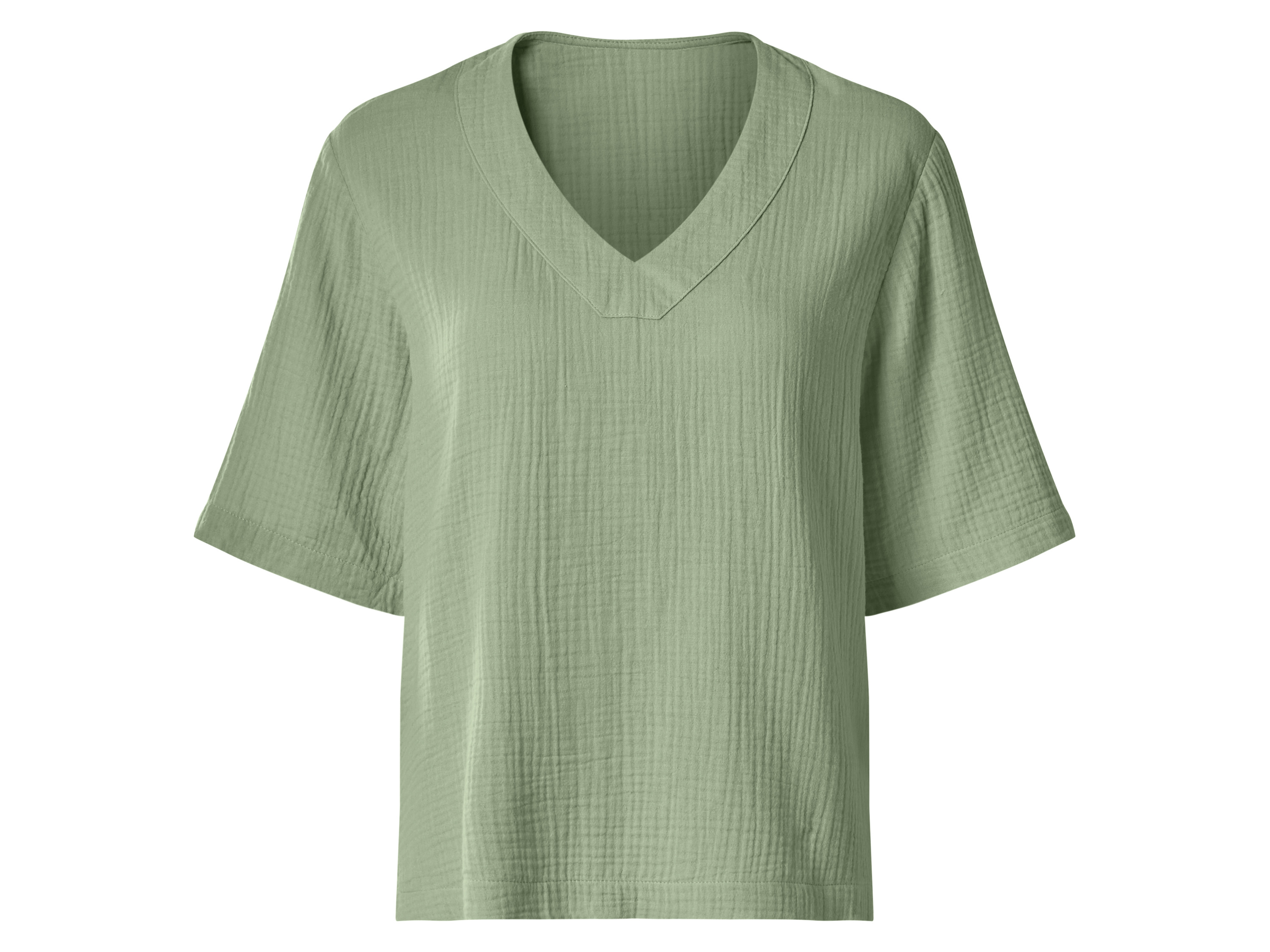 esmara Mousseline dames top (Groen, S)