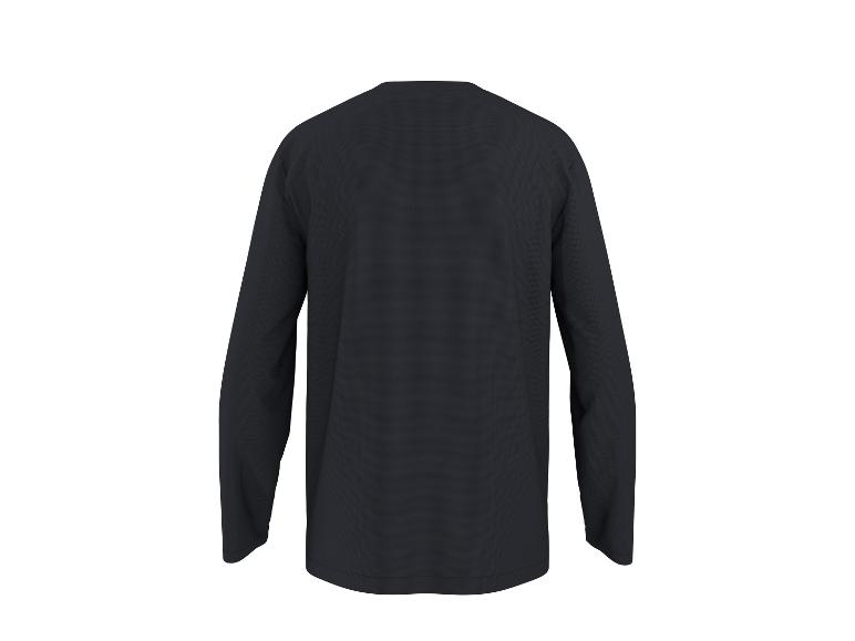 Zwart shirt met lange mouwen, achterkant