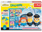 Minions puzzel van Trefl met 272 stukjes, 4 verschillende vormen en een vliegthema.
