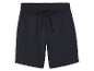 Donkerblauwe jogging shorts voor kinderen.