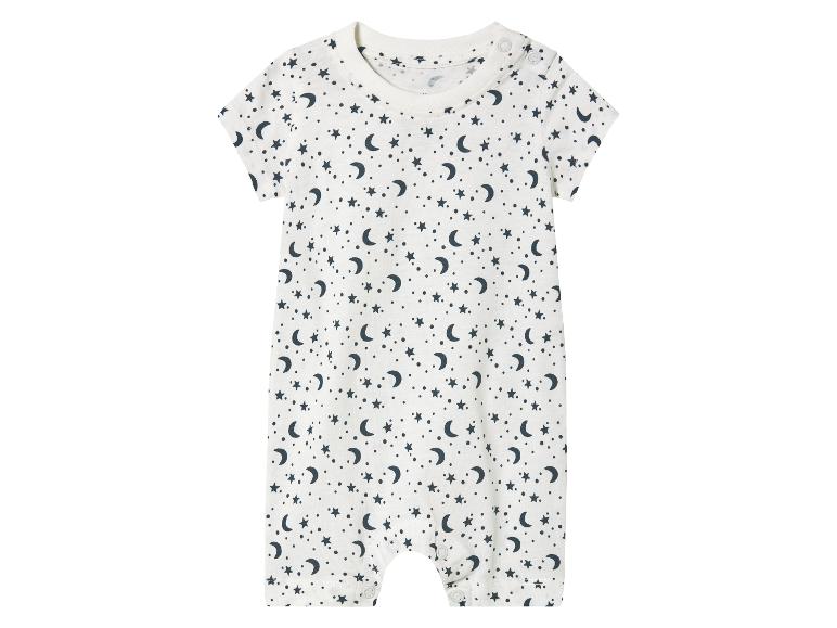 Baby romper met sterren- en maanprint.