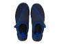 Crivit waterschoenen, donkerblauw met blauw, bovenaanzicht.