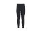 Zwarte sportlegging voor heren, vooraanzicht.