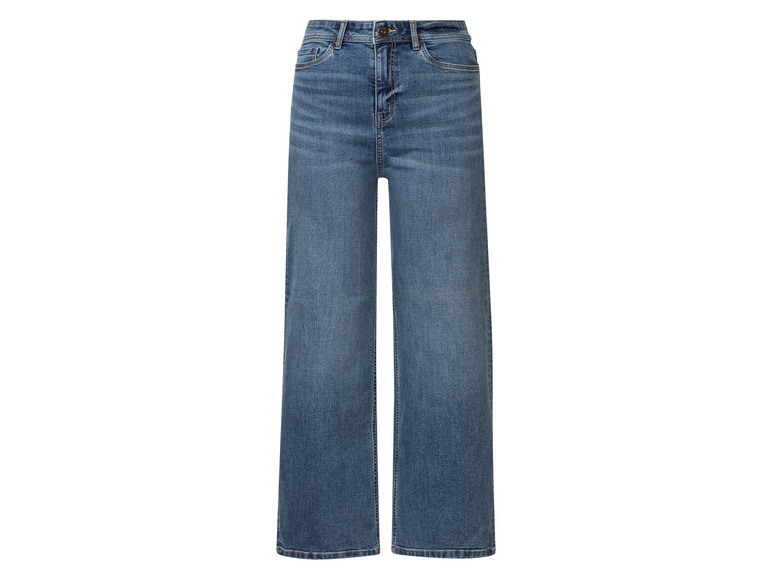 esmara Dames jeans wide leg (40, Blauw)