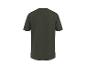 Donkergroen T-shirt met korte mouwen, achterkant.