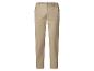 Heren beige chino broek met rechte pijpen
