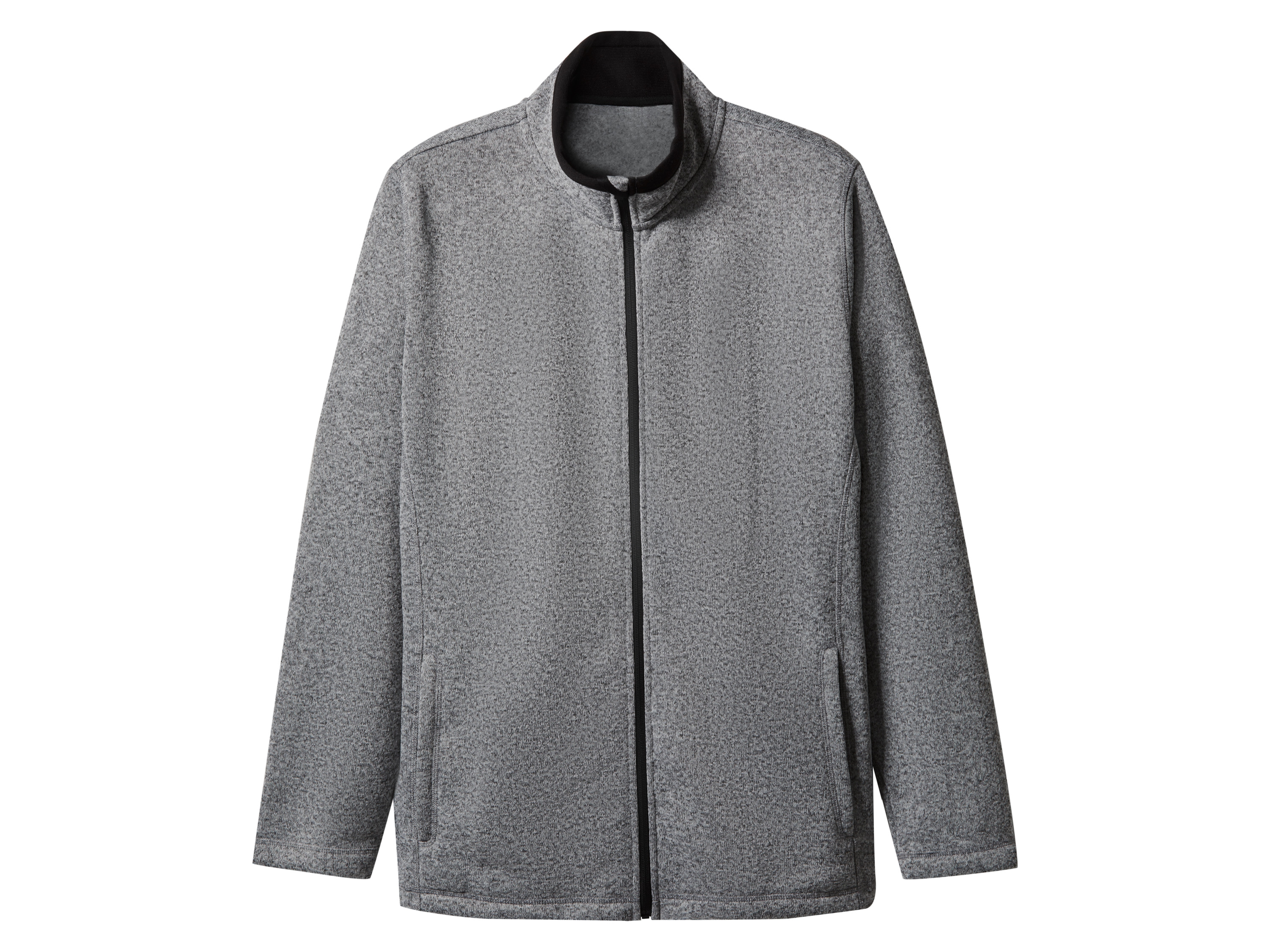 esmara Men Heren fleecevest - Plus size (Grijs, 4XL)