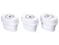 Drie witte waterfilters voor koffiezetapparaat of waterkoker