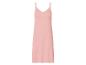 Roze slipdress met kanten details