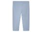 Lichtblauwe leggings voor kinderen.