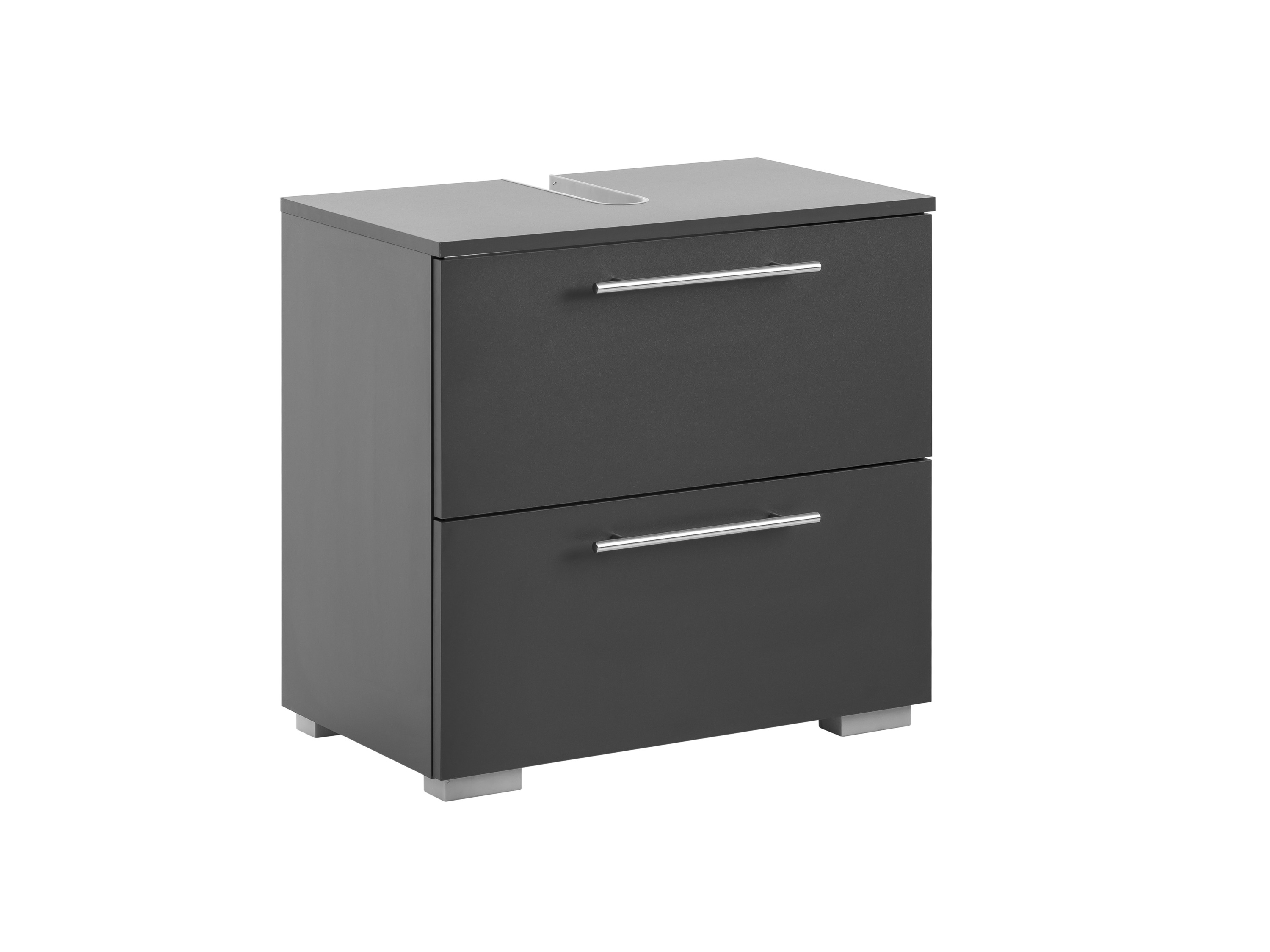 SCHILDMEYER Onderkast wastafel Carlos (Breedte 60 cm, Antraciet)