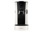 Een witte Senseo koffiemachine van Philips.