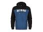 Zwarte en blauwe Umbro hoodie met kleurblokken en logo