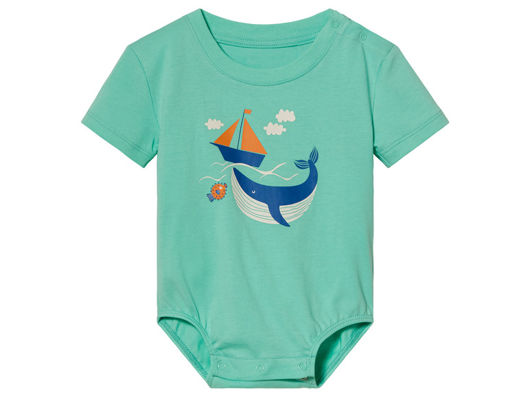 lupilu Baby T-shirt (50-56, Turquoise)