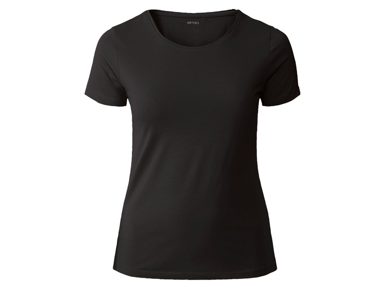Ga naar volledige schermweergave: esmara® Dames T-shirts, 2 stuks, met hoog katoengehalte - afbeelding 8