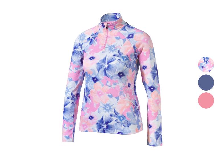 Bloemenprint shirt met lange mouwen en kwartrits met roze, blauwe en witte bloemen