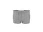 Grijze katoenen herenboxershort met elastische tailleband.
