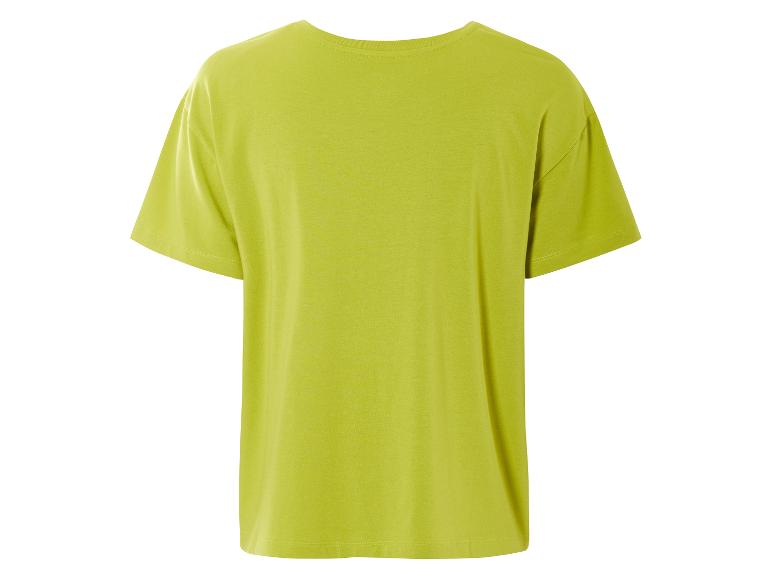 Unisex limegroene T-shirt.
