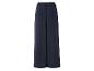 Elegante wijde donkerblauwe broek.
