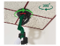 Plafond schuren met een wand- en plafondschuurmachine met 360 graden draaibare kop.