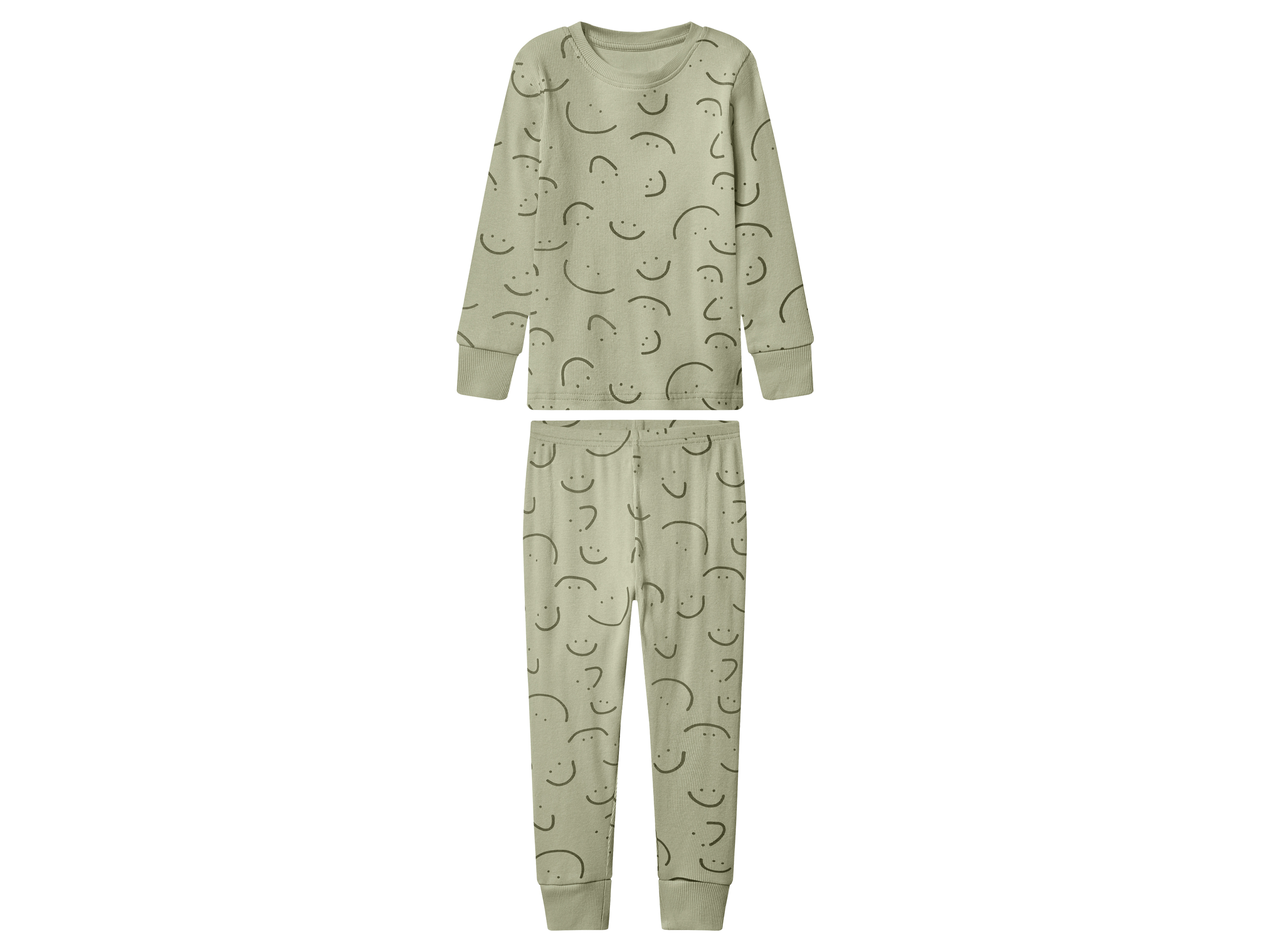 lupilu Geribde kinder pyjama (Groen, 110/116)