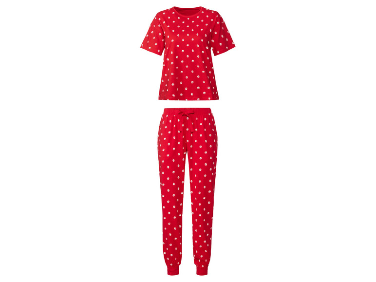 esmara Dames pyjama (S (36-38), Rood patroon)