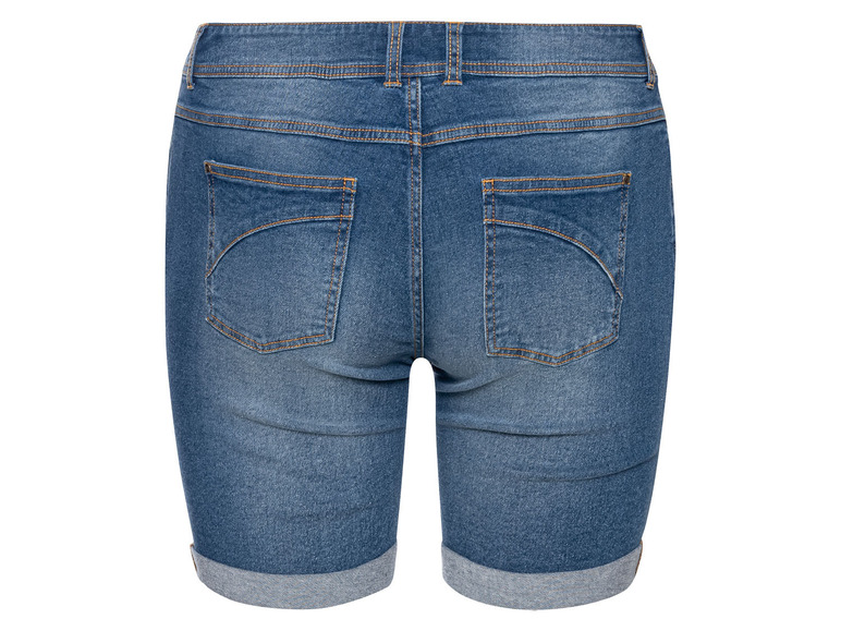 Ga naar volledige schermweergave: esmara® Dames jeans short plus size - afbeelding 3
