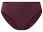 Bordeauxrode katoenen slip.