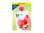 Biologische fruitpuree knijpzakje voor baby's 6+ maanden, appel, peer, aardbei, zwarte bes, multipack.