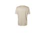 Beige heren T-shirt met korte mouwen, achterkant