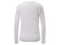Wit dames t-shirt met lange mouwen.