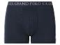 Donkerblauwe boxershort met 'U.S. GRAND POLO' tekst op de tailleband.