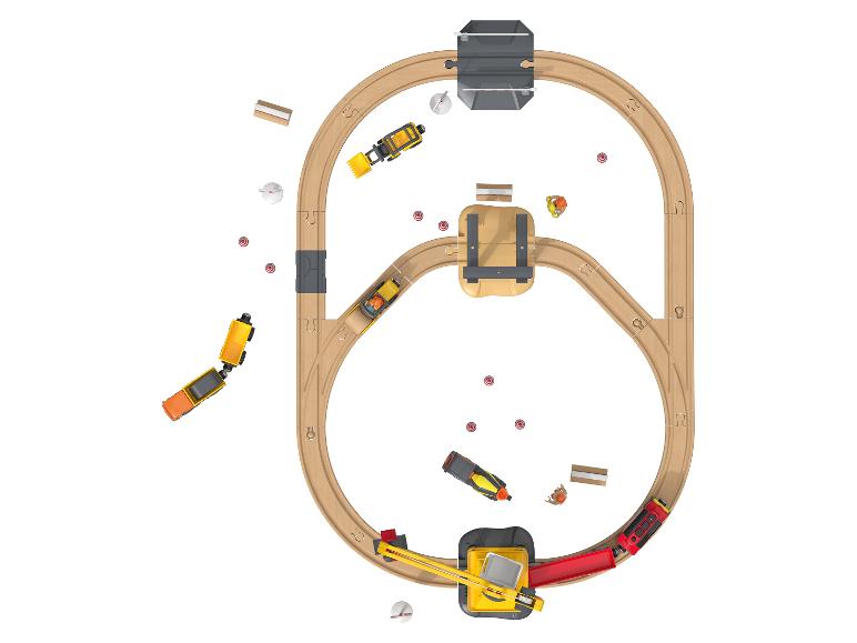 Houten treinset