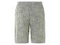 Beige linnen shorts met trekkoord.