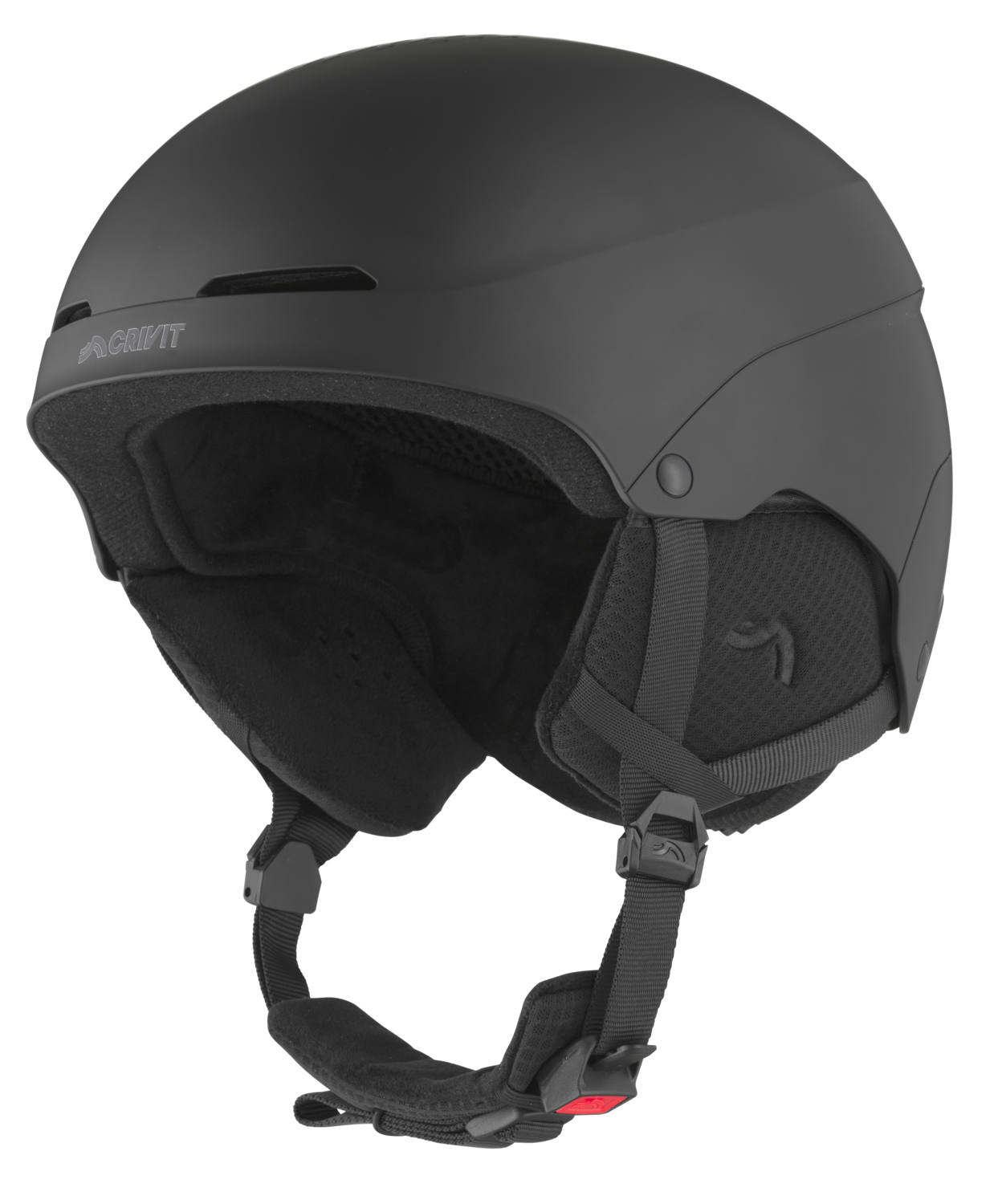 CRIVIT Kinder skihelm (S/M, Zwart)