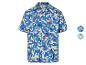Lidl shirt met pixelprint, korte mouwen.