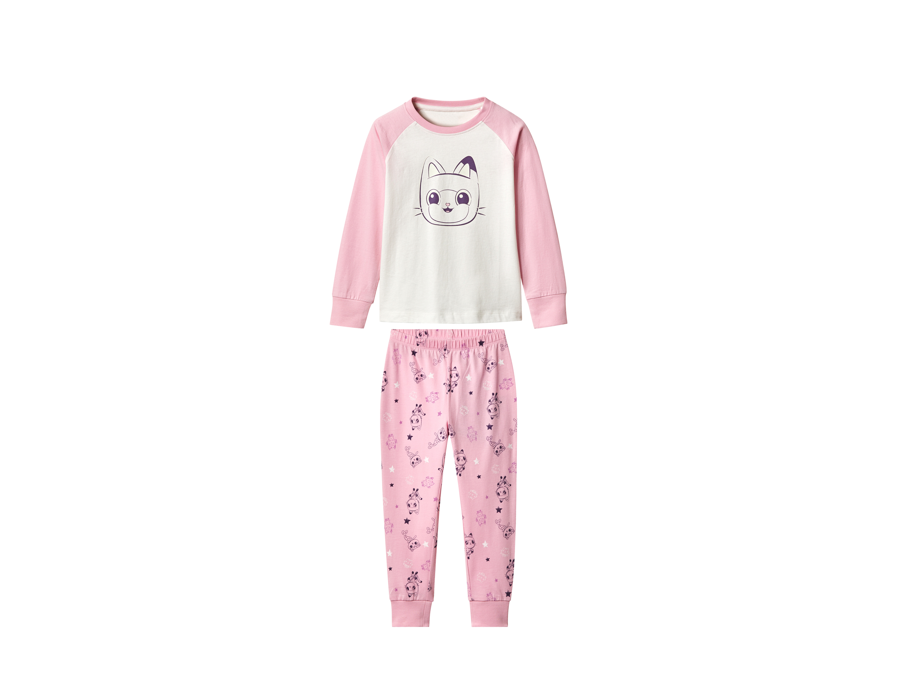 Kinder pyjama Gabby&apos;s Poppenhuis (Roze, 98/104) afbeelding