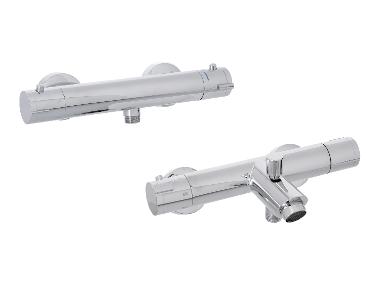 LIVARNO® Douchekraan of badkraan met thermostaat