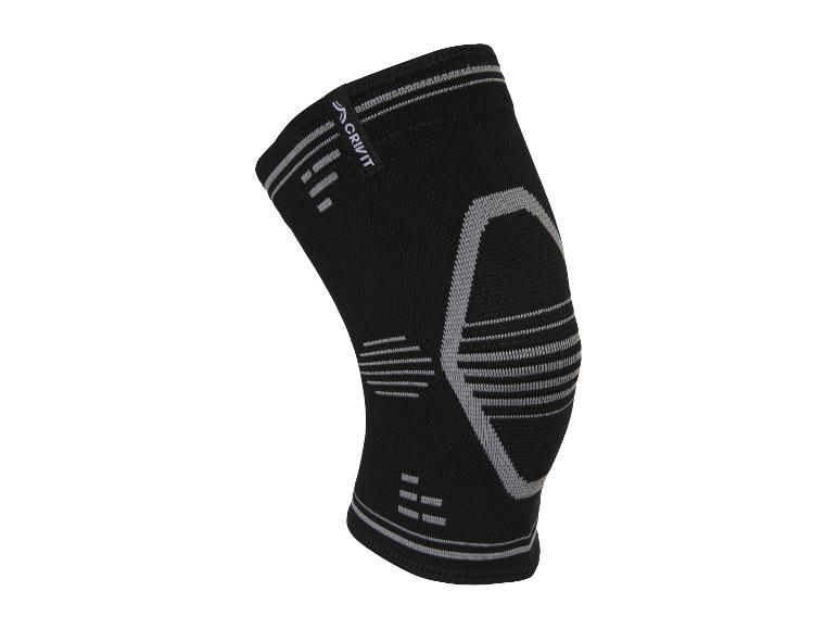 Crivit zwarte kniebrace met grijze accenten