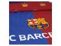 Blauw-rood dekbedovertrekset met een voetbalclublogo en de tekst 'C BARCE'.