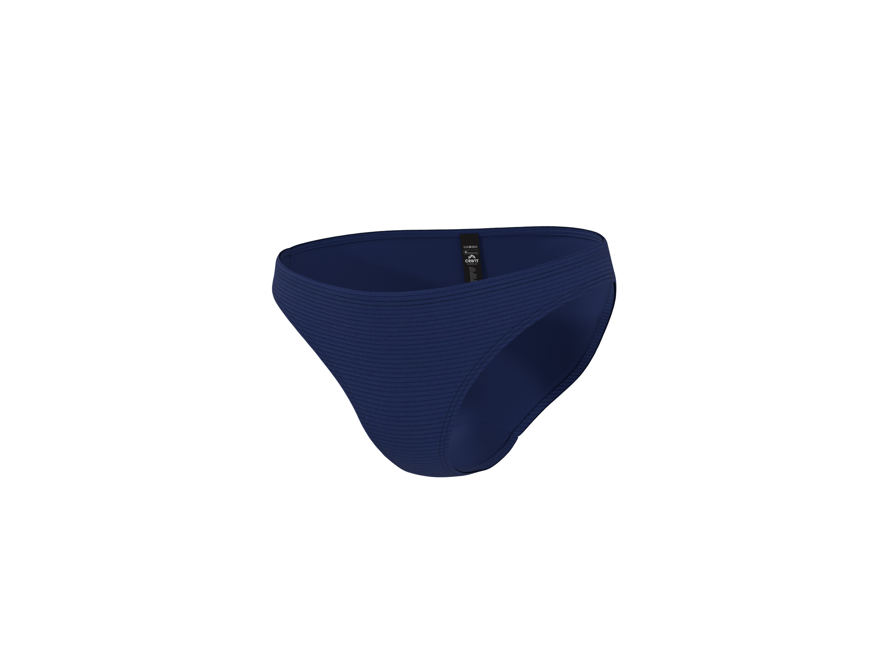 CRIVIT Dames bikinitop / bikinibroekje / bandeau-bikinitop (Onderstuk, Marineblauw, S (36/38))