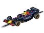 Carrera Super Formula Red Bull speelgoedraceauto op de baan.