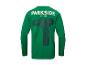 Groen shirt met lange mouwen, met boormachineprint en tekst