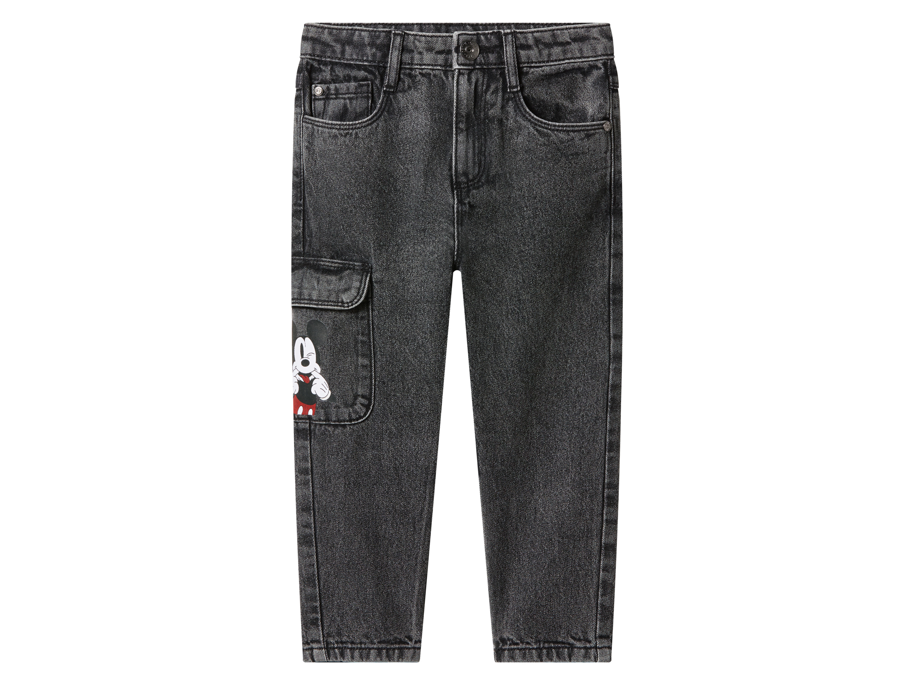 Kinder jeans - Relaxed fit (Grijs, 122/128)