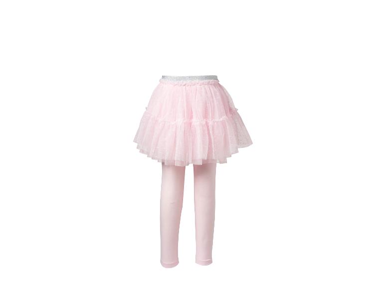 Roze meisjeslegging met tule rok