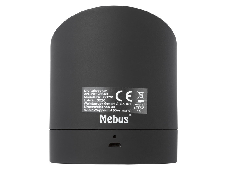 Ga naar volledige schermweergave: MEBUS Digitale wekker, met nachtlichtfunctie - afbeelding 4