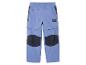 Blauwe wandelbroek met kniebeschermers voor kinderen.