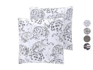 LIVARNO® Set van 2 satijnen kussenslopen 50 x 60 cm