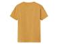 Kort mouw T-shirt, mosterdkleur.