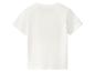 Wit kinder T-shirt met korte mouwen, achterkant
